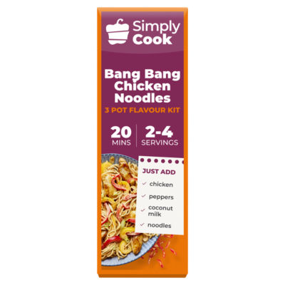 ASDA Simply Cook Bang Bang Chicken Noodles Recipe Kit 45g- Buy online at McGrocer