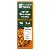 Simply Cook Spicy Sausage Pasta Flavour Kit 63g, imported from the UK