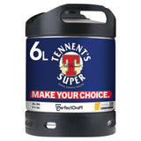 Tennent's lager beer PerfectDraft keg 6L, UK version