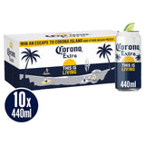 Corona Extra premium lager beer cans 10x440ml, imported from the UK