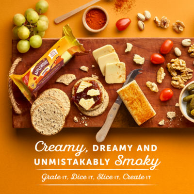 Applewood Smoky Cheddar cheese 185g, UK version
