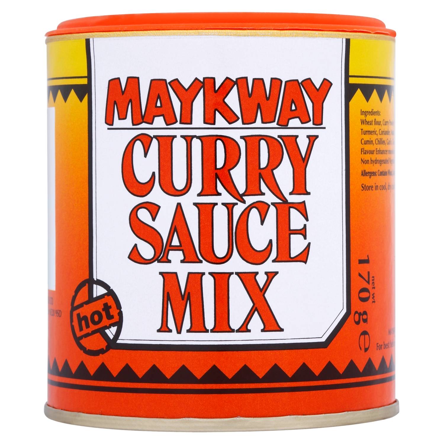 Maykway curry sauce mix hot 170g, UK version
