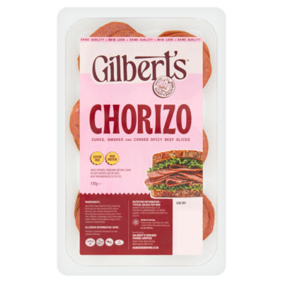 Gilbert's Kosher Foods Chorizo 170g