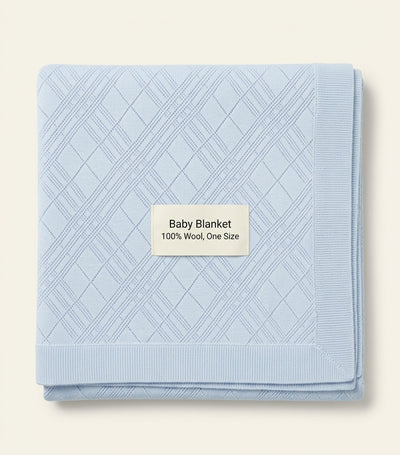 Harrods Burberry Kids Cashmere Check Baby Blanket- Buy online at McGrocer
