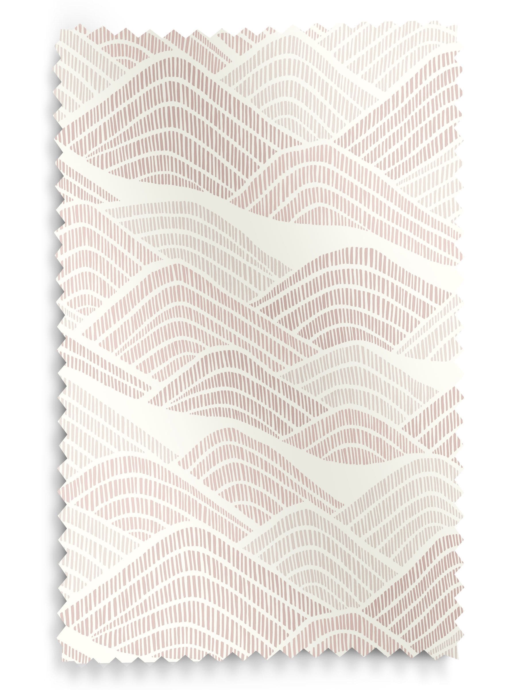 MissPrint Dusty Pink Frontier made to measure roller blinds - British product