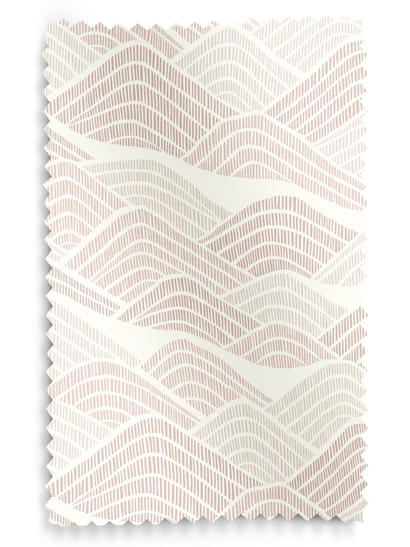 MissPrint Dusty Pink Frontier made to measure roller blinds - British product
