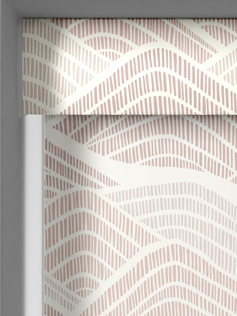 MissPrint Dusty Pink Frontier made to measure roller blinds - British product