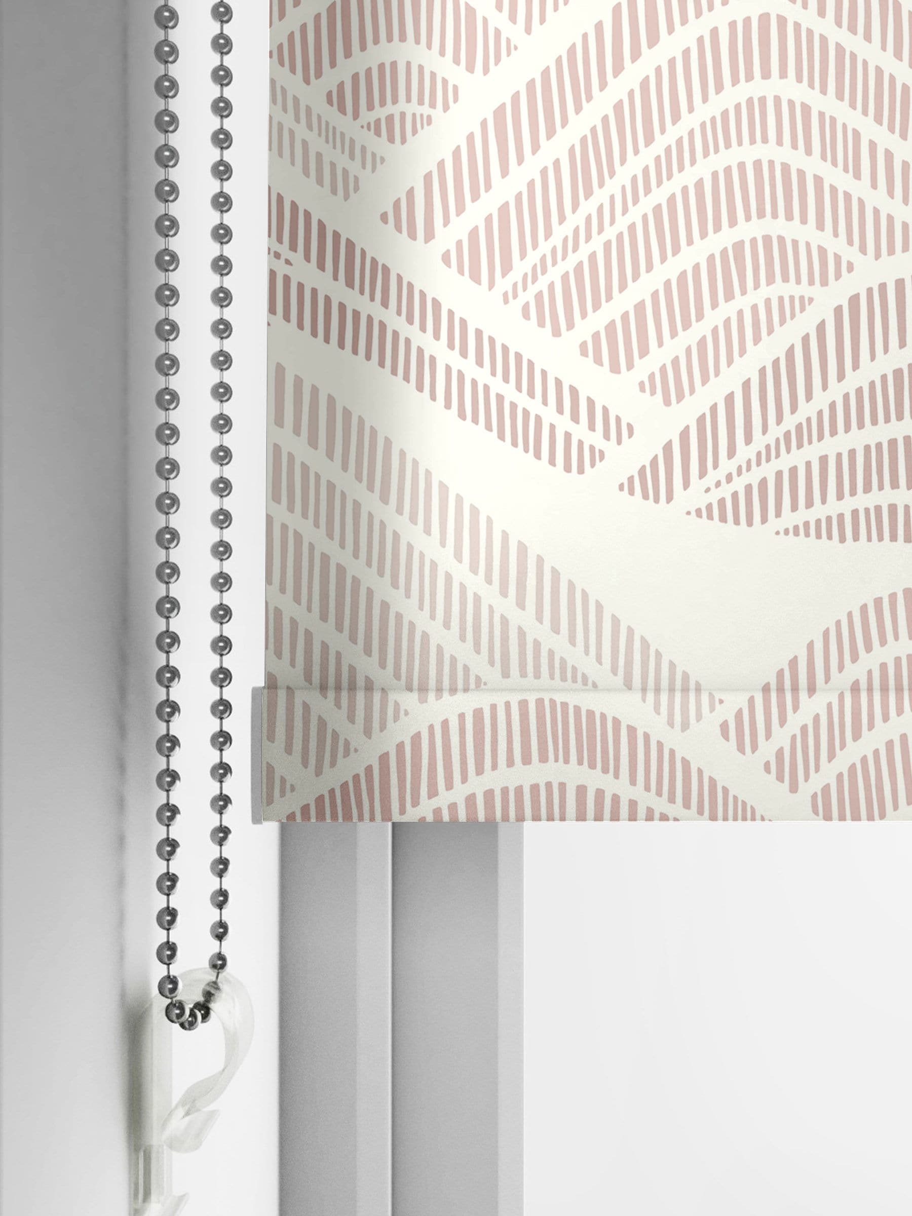 MissPrint Dusty Pink Frontier made to measure roller blinds - British product