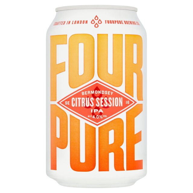 Fourpure Citrus Session IPA   4 x 330ml GOODS M&S   