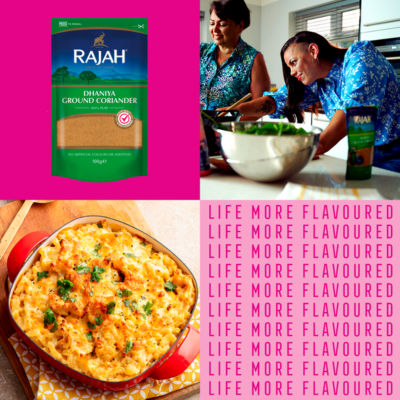 Rajah ground coriander spice 100g, UK version