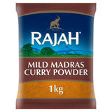 Rajah Mild Madras curry powder 1kg, imported from the UK