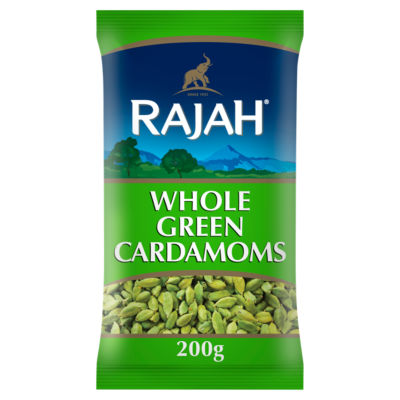 ASDA Rajah Green Cardamoms Whole Spices 200g- Buy online at McGrocer