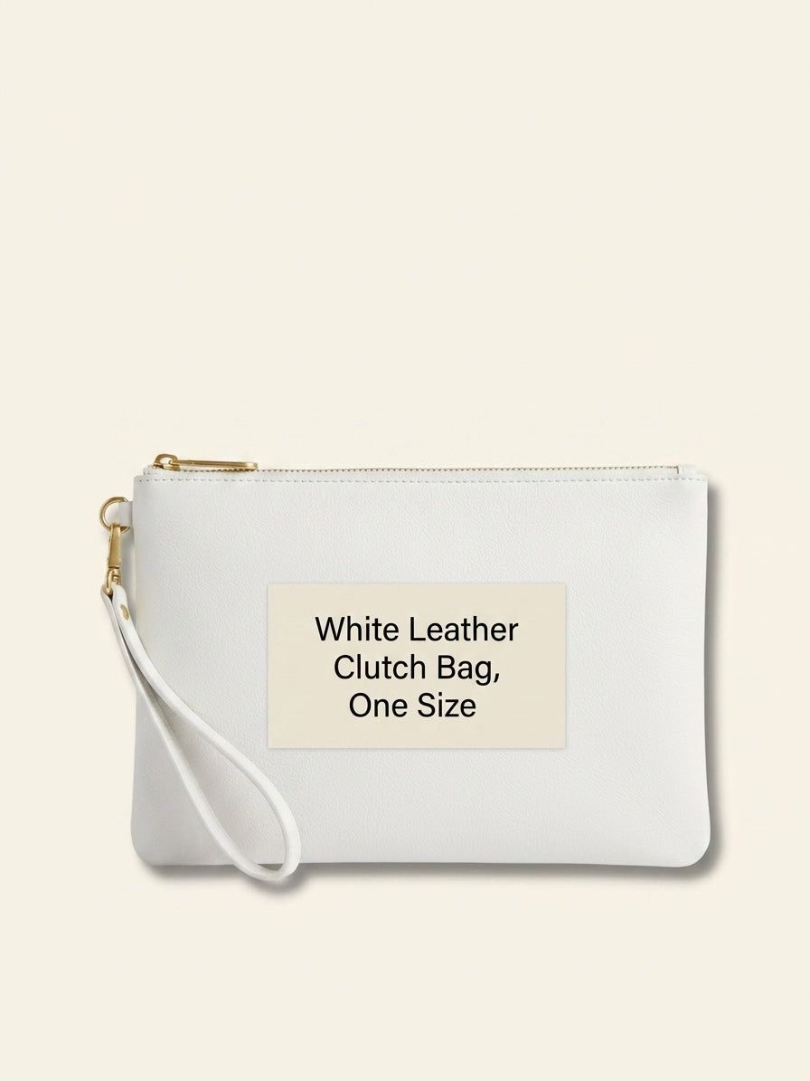 Burberry pre-loved convertible leather clutch 28cm, imported from the UK