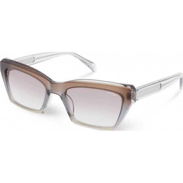 Police brown SPLG22 56mm sunglasses (British brand)