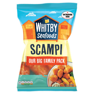 Whitby Seafoods Scampi Ready To Cook 370g