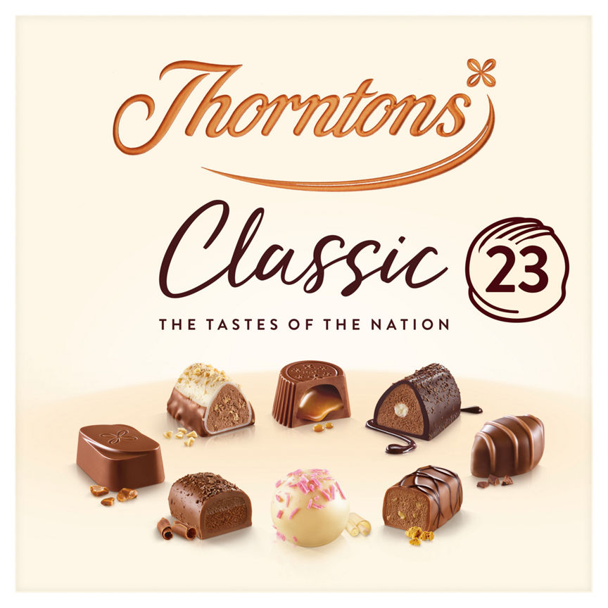 Thorntons Classic Milk, Dark, White Chocolate Gift Box