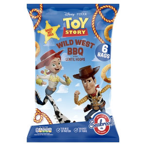 Seabrook Toy Story lentil hoops BBQ flavour multipack - British product