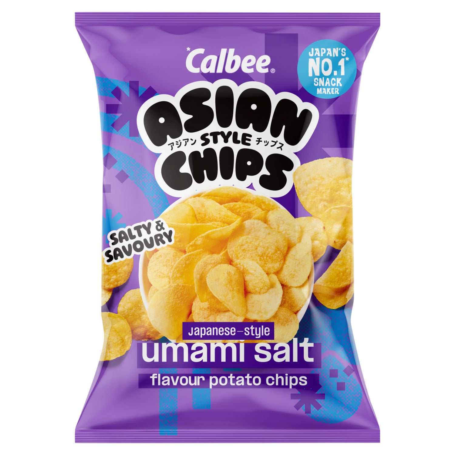 Calbee Japanese-Style Umami Salt potato chips 130g (British brand)
