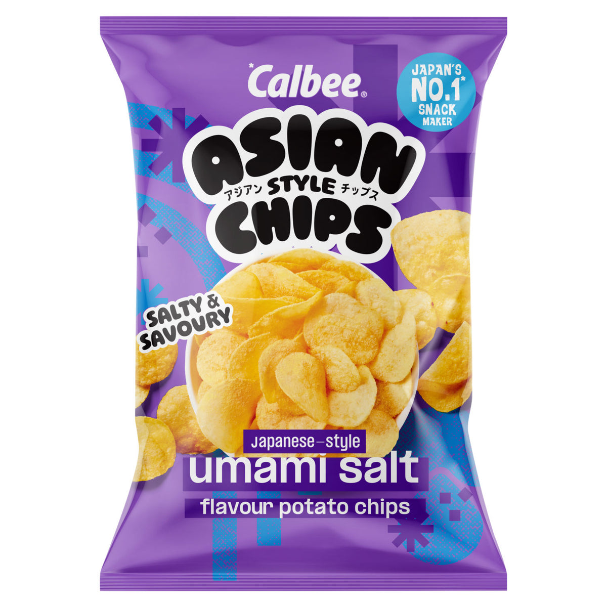Calbee Japanese-Style Umami Salt potato chips 130g (British brand)