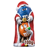 M&M's milk chocolate Santa Christmas 100g, imported from the UK