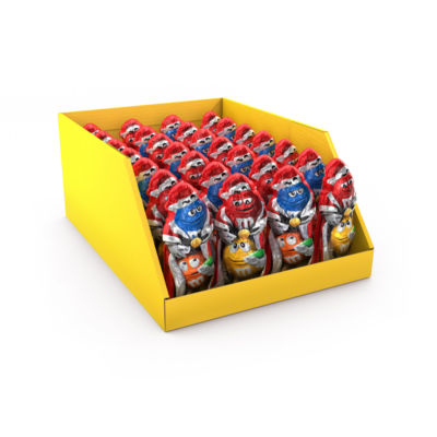 M&M's milk chocolate Santa Christmas 100g, imported from the UK