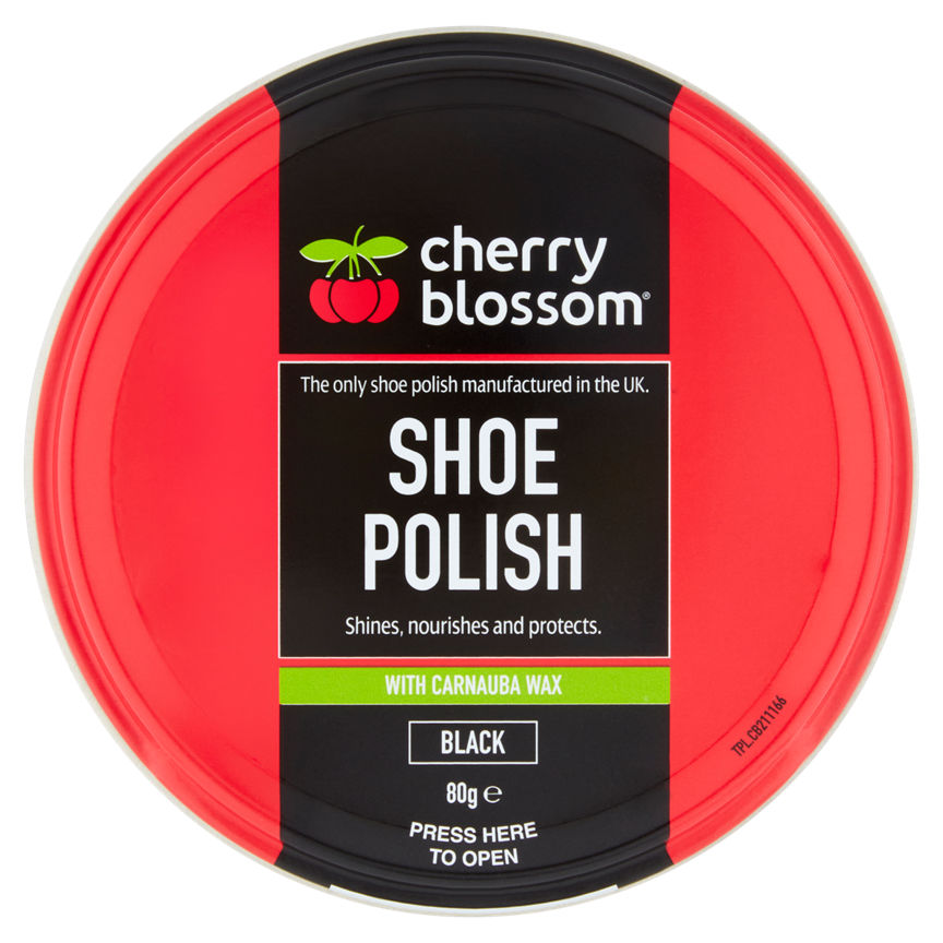 Cherry Blossom Shoe Polish Black GOODS ASDA   