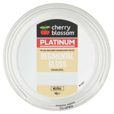Cherry Blossom shoe polish neutral 40g - British product