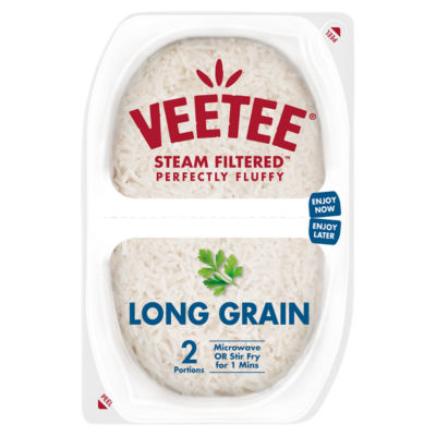 Veetee Dampfgefilterter Langkornreis 2 x 130g (260g)