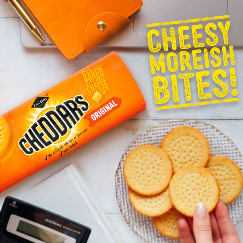 Jacob's Cheddars cheese crackers 150g, UK version
