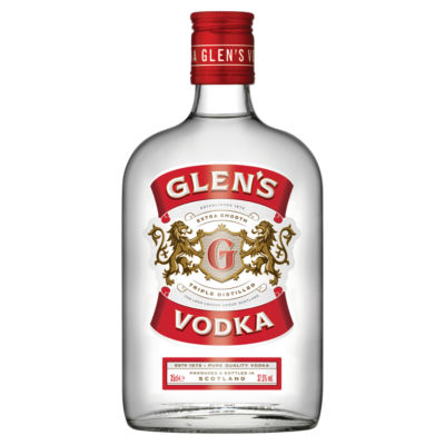 Glens Vodka triple distilled 35cl - British product