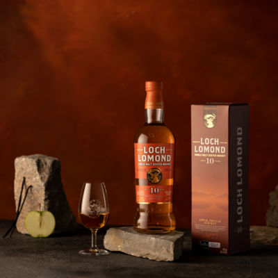 Loch Lomond 10 Year Old single malt Scotch whisky 70cl, imported from the UK