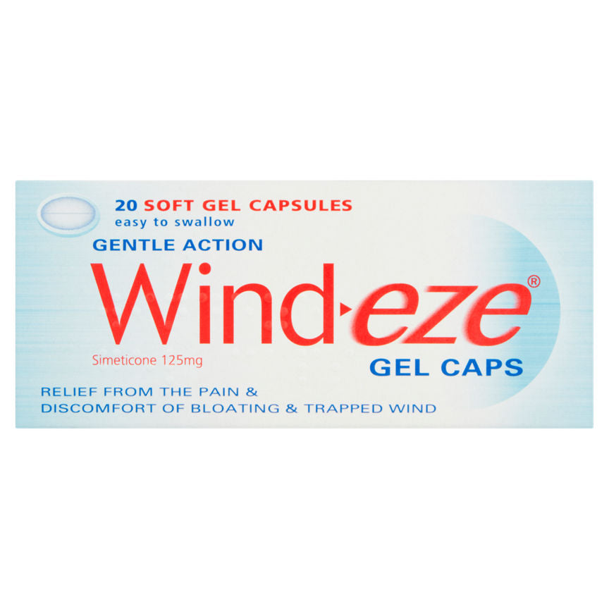 Wind-eze Gentle Action 20 Soft Gel Capsules GOODS ASDA   