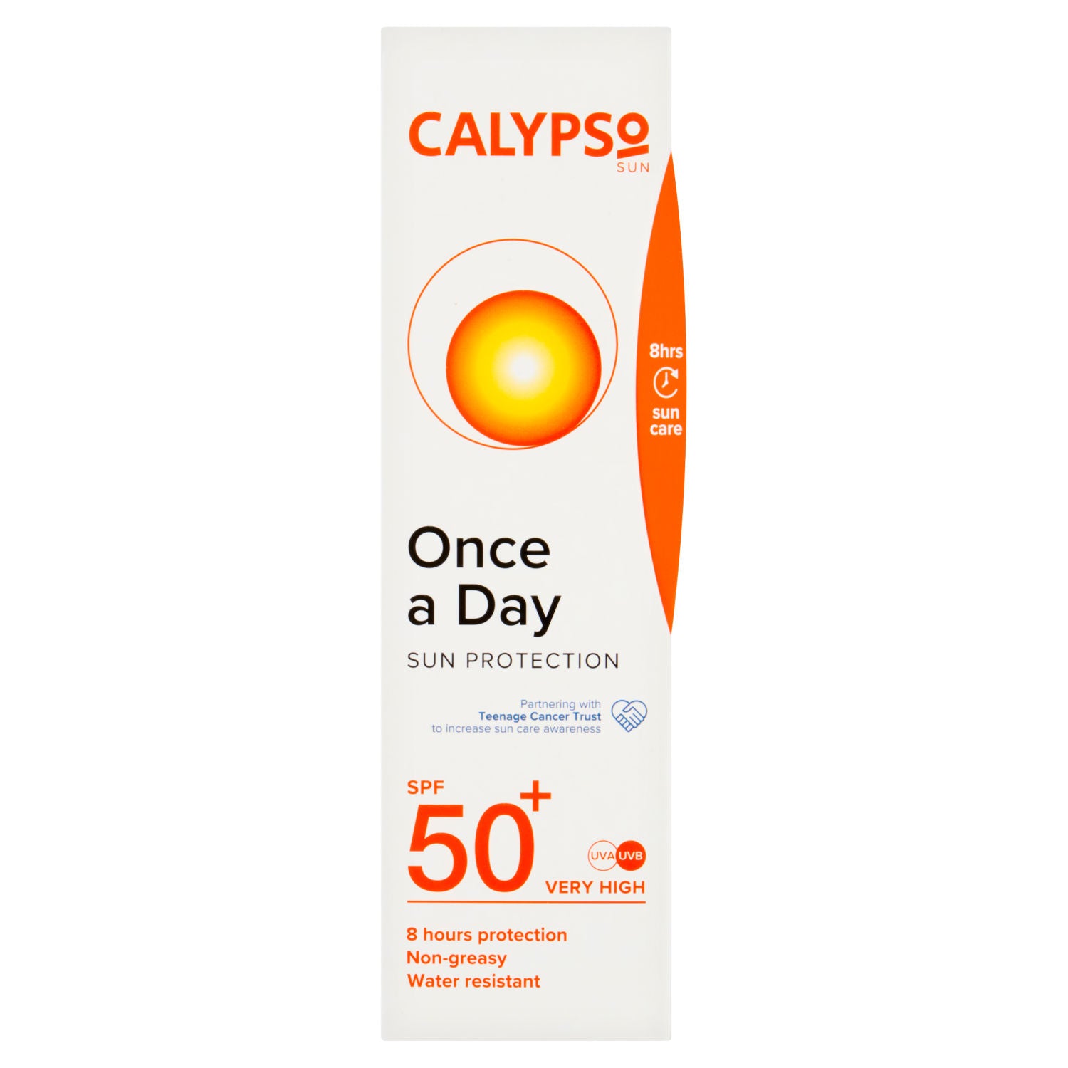 Calypso Once a Day SPF 50+ sun cream 150ml, UK version