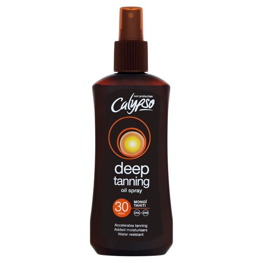 Calypso Sun Protection Deep Tanning Oil Spray 30 High