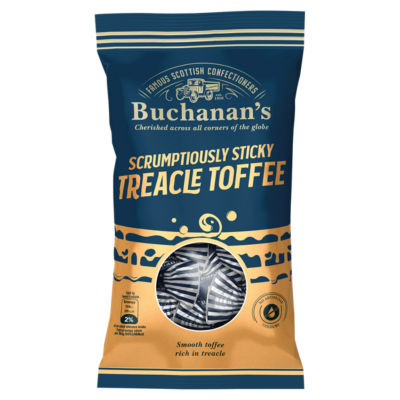 Buchanan's Scrumptiously Sticky Treacle Toffee 120g - British product