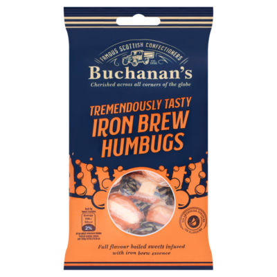 Buchanan's Iron Brew Humbugs 140g - British product