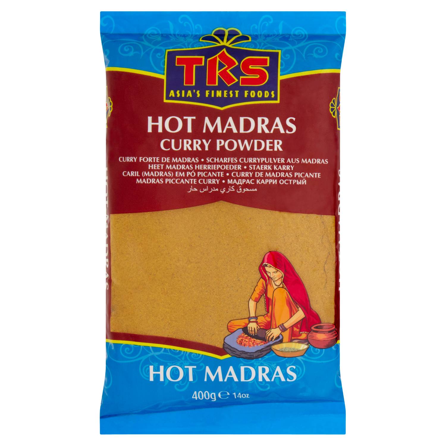TRS Hot Madras Curry Powder jar, UK version