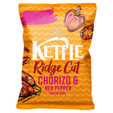 Kettle Ridge Cut Chorizo & Red Pepper potato chips 130g - British product