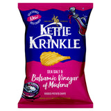 Kettle Krinkle chips sea salt balsamic vinegar 130g, UK version
