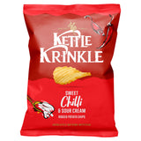 Kettle Krinkle Sweet Chilli & Sour Cream chips 130g, UK version
