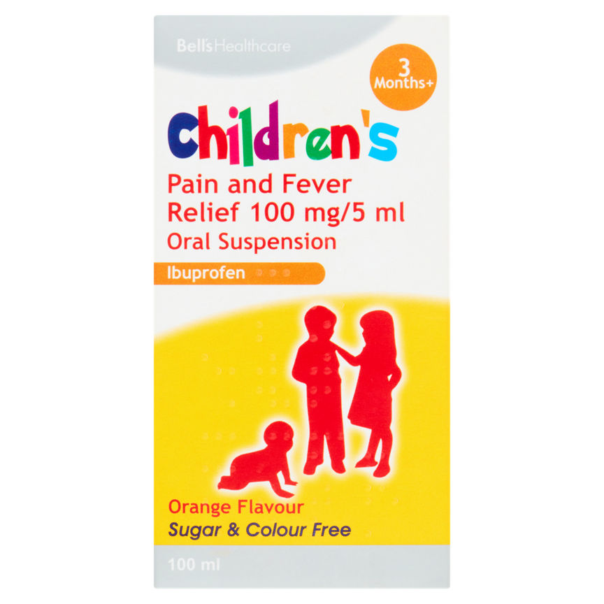 Bell's Healthcare Children's Ibuprofen Orange Flavour 3 Months+ GOODS ASDA   