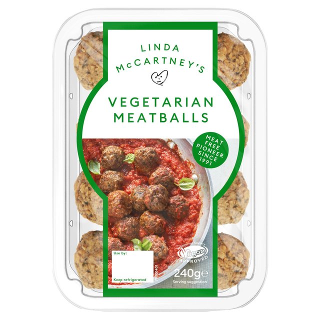 Linda McCartney's Vegetarian Meatballs   240g GOODS M&S   