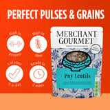 Merchant Gourmet Puy lentils 250g, imported from the UK