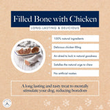 Hollings Chicken Filled Bone Dog Treats, UK version