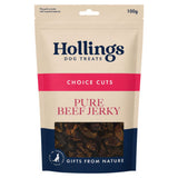 Hollings dog treats pure beef jerky 100g (British brand)