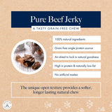 Hollings dog treats pure beef jerky 100g (British brand)
