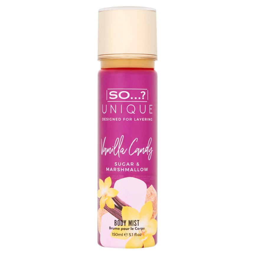 So...? Unique Vanilla Candy Sugar & Marshmallow Body Mist