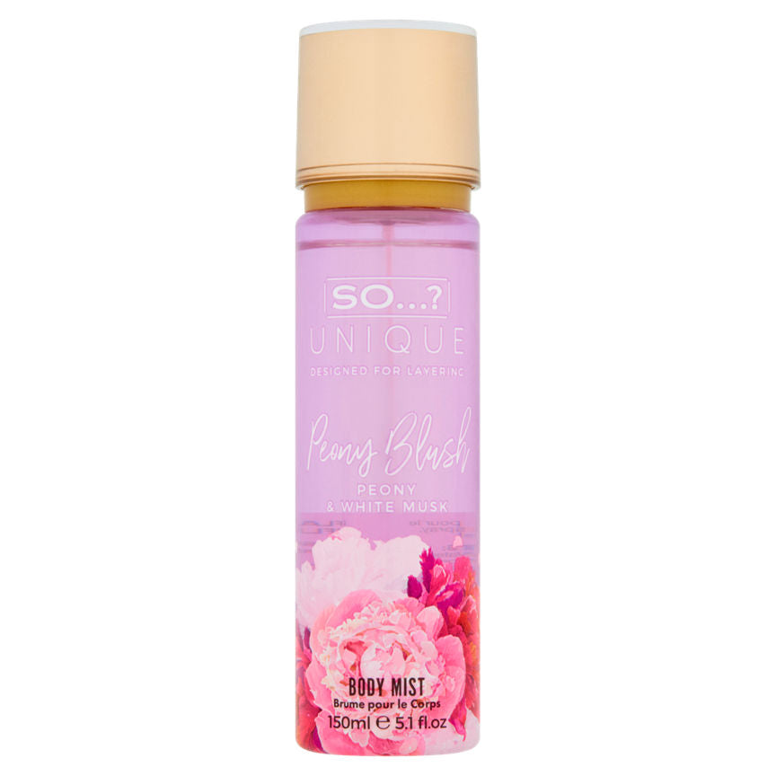 So...? Unique Peony Blush Peony & White Musk Body Mist GOODS ASDA   