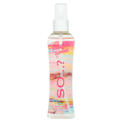 So...? Rainbow Sorbet body mist 100ml, imported from the UK