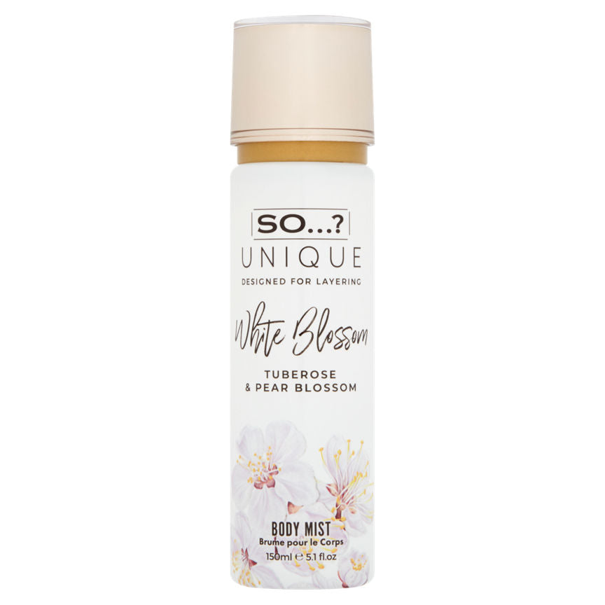 So...? Unique White Blossom Tuberose & Pear Blossom Body Mist GOODS ASDA   